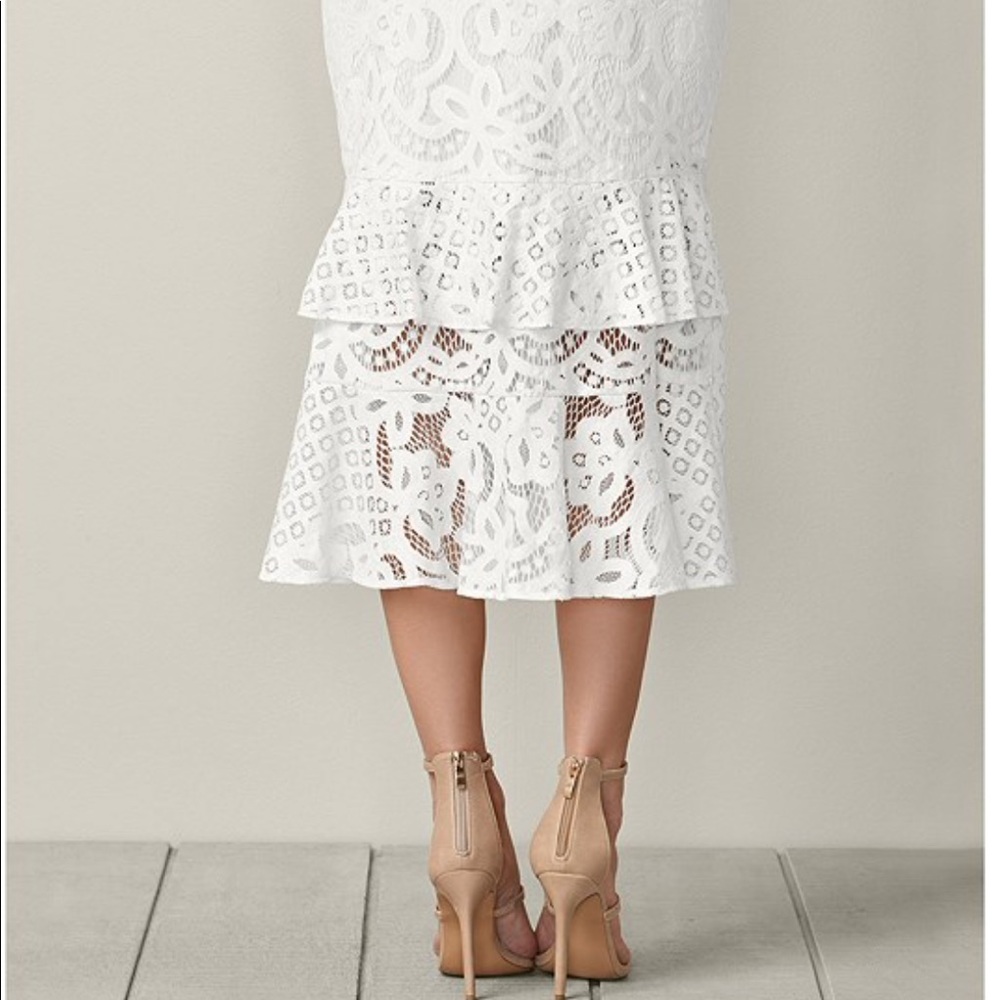 Venus Lace Detail MidiI skirt - new